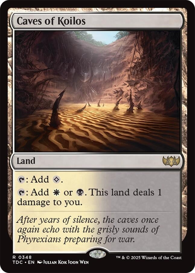 Image for Caves of Koilos (348) (Commander: Tarkir: Dragonstorm) - Magic: The Gathering