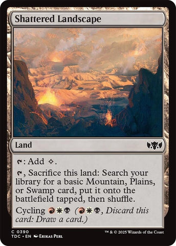 Image for Shattered Landscape (390) (Commander: Tarkir: Dragonstorm) - Magic: The Gathering
