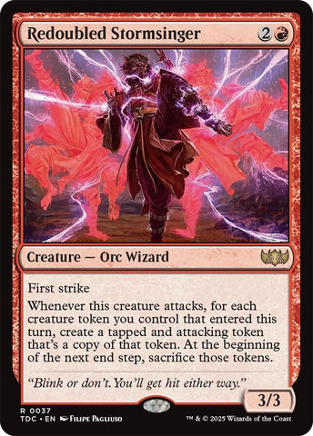 Image for Redoubled Stormsinger (37) (Commander: Tarkir: Dragonstorm) - Magic: The Gathering