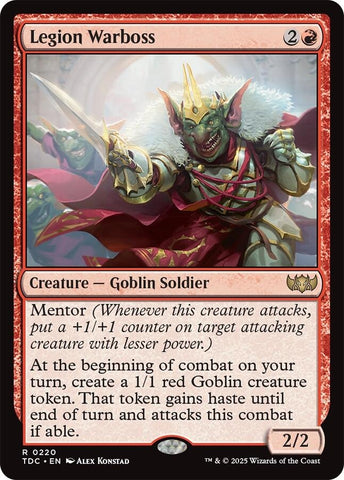 Image for Legion Warboss (220) (Commander: Tarkir: Dragonstorm) - Magic: The Gathering