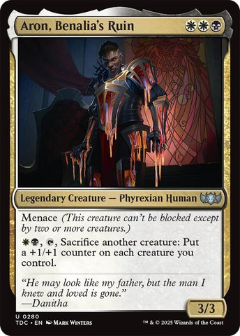 Image for Aron, Benalia's Ruin (280) (Commander: Tarkir: Dragonstorm) - Magic: The Gathering