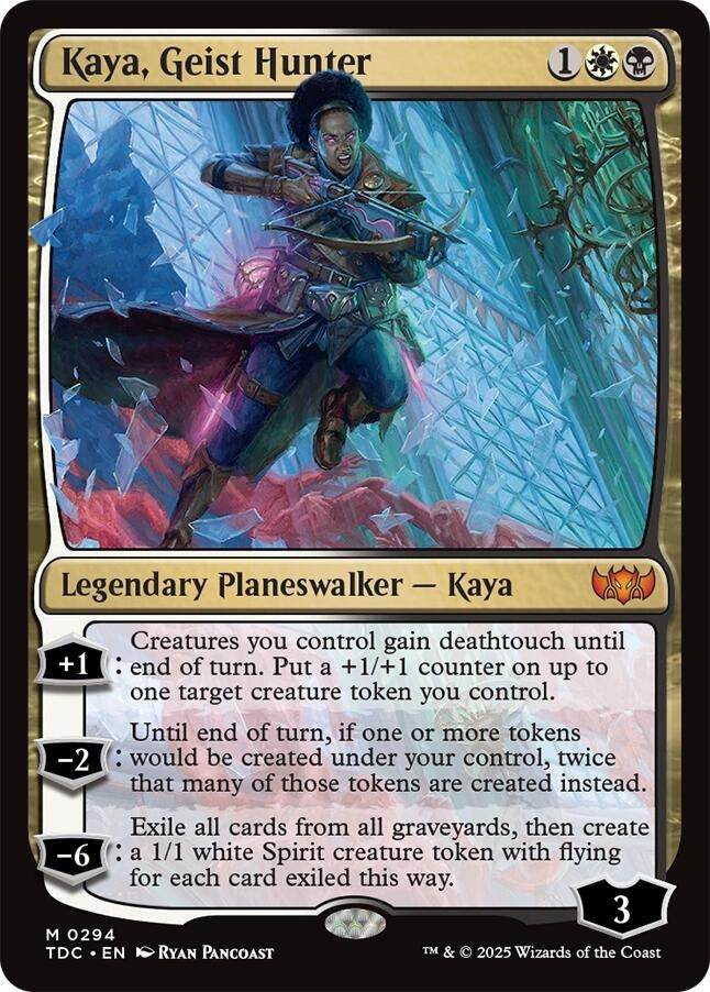 Image for Kaya, Geist Hunter (294) (Commander: Tarkir: Dragonstorm) - Magic: The Gathering
