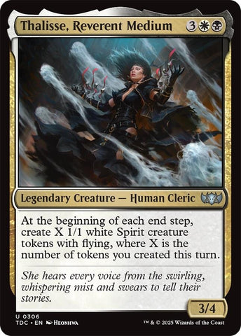 Image for Thalisse, Reverent Medium (306) (Commander: Tarkir: Dragonstorm) - Magic: The Gathering