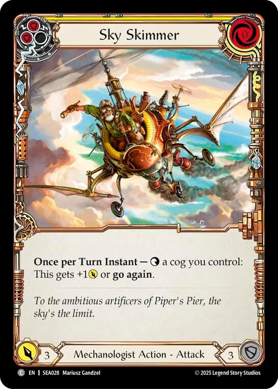 Sky Skimmer (Yellow) (SEA028) (High Seas)