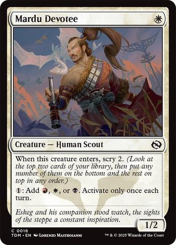 Image for Mardu Devotee (16) (Tarkir: Dragonstorm) - Magic: The Gathering