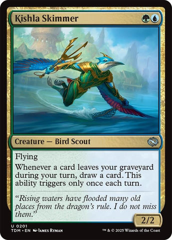 Image for Kishla Skimmer (201) (Tarkir: Dragonstorm) - Magic: The Gathering