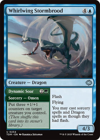Image for Whirlwing Stormbrood (234) [Tarkir: Dragonstorm] - Magic: The Gathering
