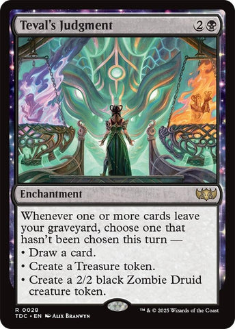 Image for Teval's Judgment (28) (Commander: Tarkir: Dragonstorm) - Magic: The Gathering