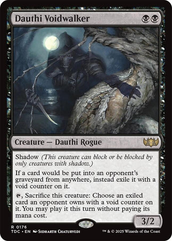 Image for Dauthi Voidwalker (176) (Commander: Tarkir: Dragonstorm) - Magic: The Gathering