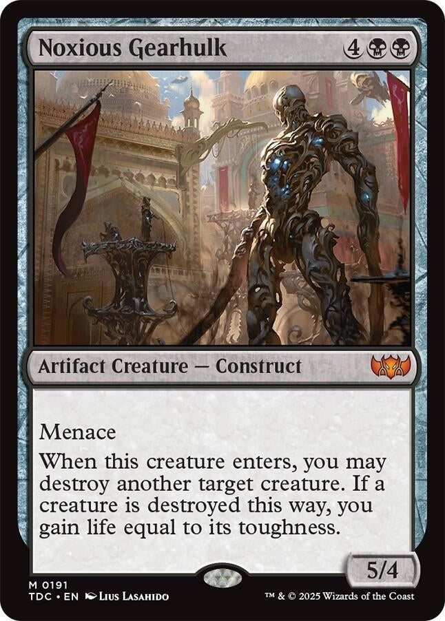 Image for Noxious Gearhulk (191) (Commander: Tarkir: Dragonstorm) - Magic: The Gathering