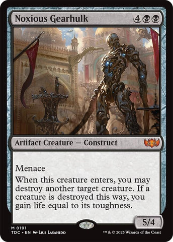 Image for Noxious Gearhulk (191) (Commander: Tarkir: Dragonstorm) - Magic: The Gathering