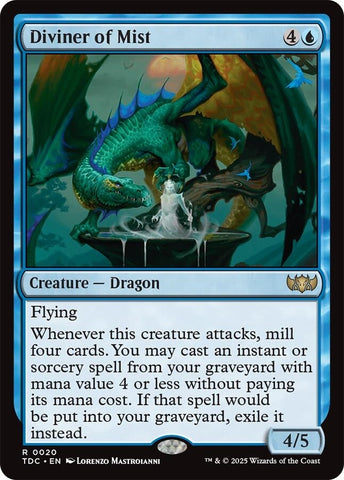Image for Diviner of Mist (20) (Commander: Tarkir: Dragonstorm) - Magic: The Gathering