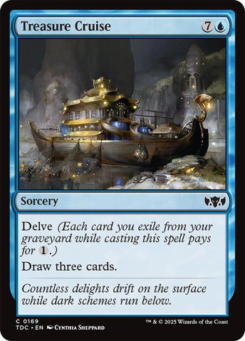 Image for Treasure Cruise (169) (Commander: Tarkir: Dragonstorm) - Magic: The Gathering