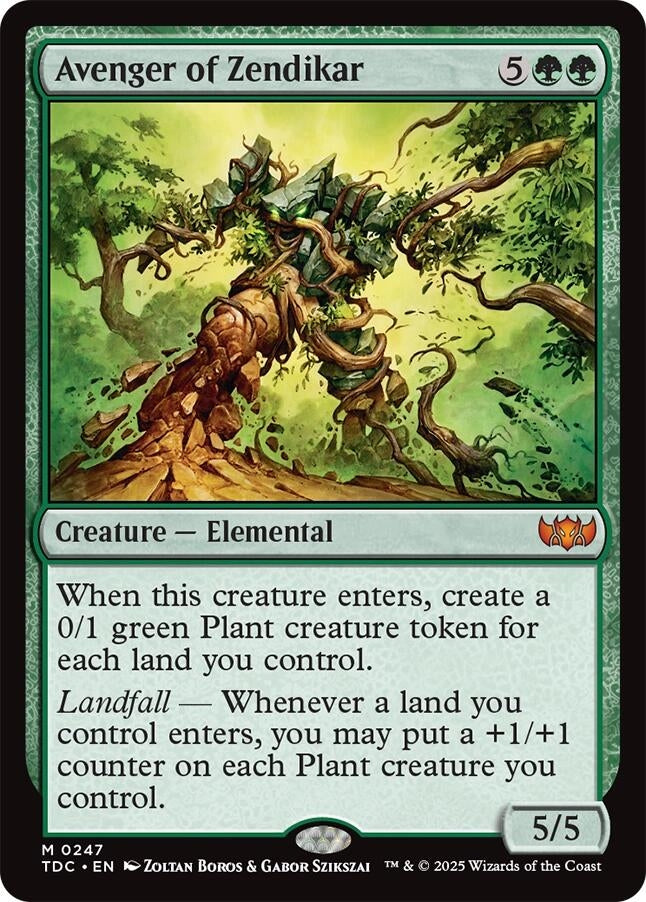 Image for Avenger of Zendikar (247) (Commander: Tarkir: Dragonstorm) - Magic: The Gathering
