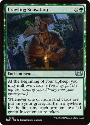 Image for Crawling Sensation (252) (Commander: Tarkir: Dragonstorm) - Magic: The Gathering