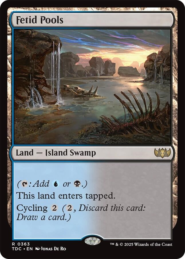 Image for Fetid Pools (363) (Commander: Tarkir: Dragonstorm) - Magic: The Gathering
