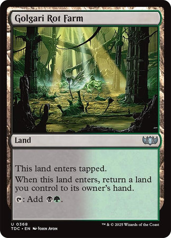 Image for Golgari Rot Farm (368) (Commander: Tarkir: Dragonstorm) - Magic: The Gathering