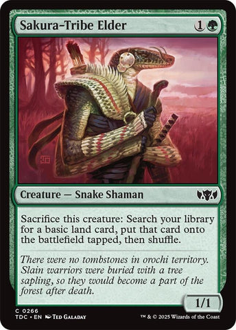 Image for Sakura-Tribe Elder (266) (Commander: Tarkir: Dragonstorm) - Magic: The Gathering