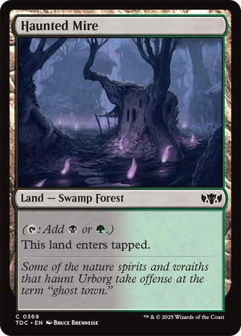 Image for Haunted Mire (369) (Commander: Tarkir: Dragonstorm) - Magic: The Gathering