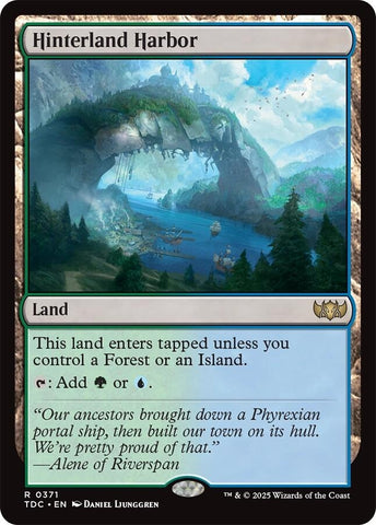 Image for Hinterland Harbor (371) (Commander: Tarkir: Dragonstorm) - Magic: The Gathering