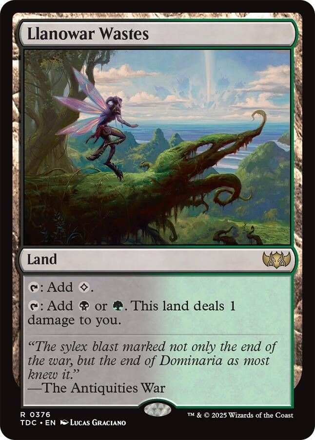Image for Llanowar Wastes (376) (Commander: Tarkir: Dragonstorm) - Magic: The Gathering