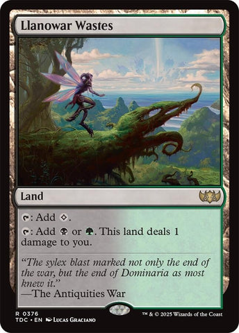 Image for Llanowar Wastes (376) (Commander: Tarkir: Dragonstorm) - Magic: The Gathering