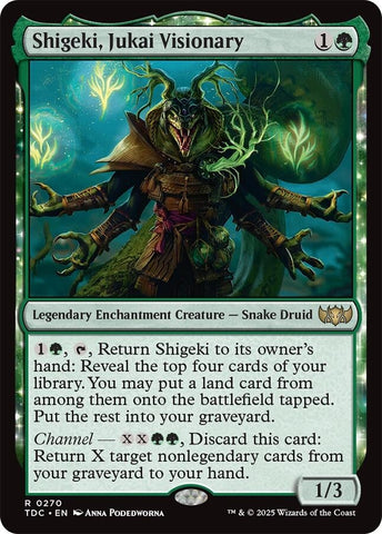 Image for Shigeki, Jukai Visionary (270) (Commander: Tarkir: Dragonstorm) - Magic: The Gathering