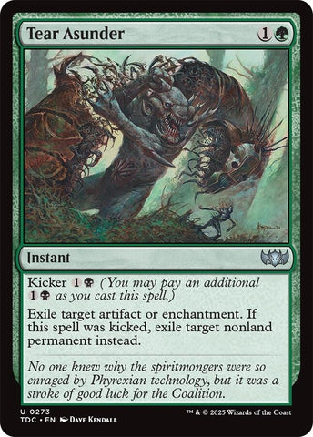 Image for Tear Asunder (273) (Commander: Tarkir: Dragonstorm) - Magic: The Gathering