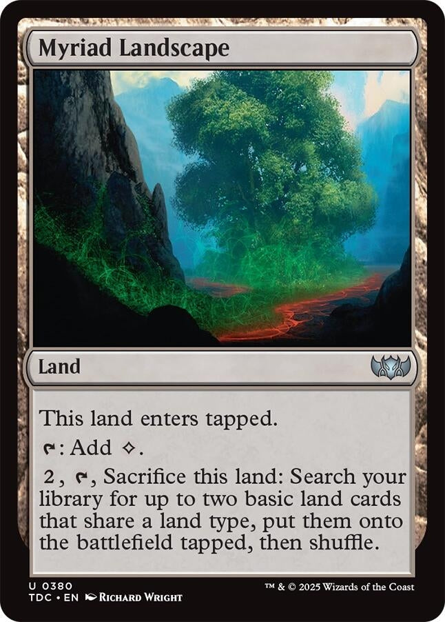 Myriad Landscape (380) [Commander: Tarkir: Dragonstorm]