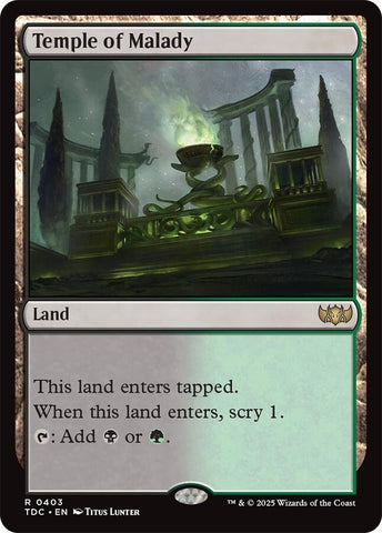 Image for Temple of Malady (403) (Commander: Tarkir: Dragonstorm) - Magic: The Gathering