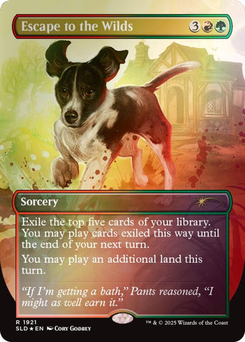 Image for Escape to the Wilds (1921) (Rainbow Foil) (1921) (Secret Lair Drop Series) - Magic: The Gathering