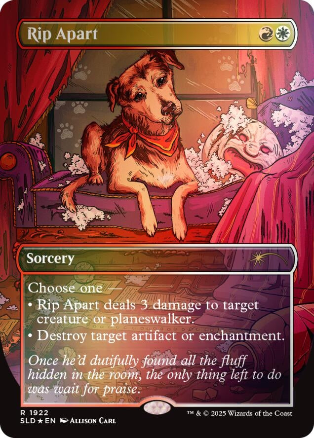 Image for Rip Apart (1922) (Rainbow Foil) (1922) (Secret Lair Drop Series) - Magic: The Gathering