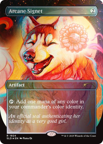 Image for Arcane Signet (1924) (Rainbow Foil) (1924) (Secret Lair Drop Series) - Magic: The Gathering