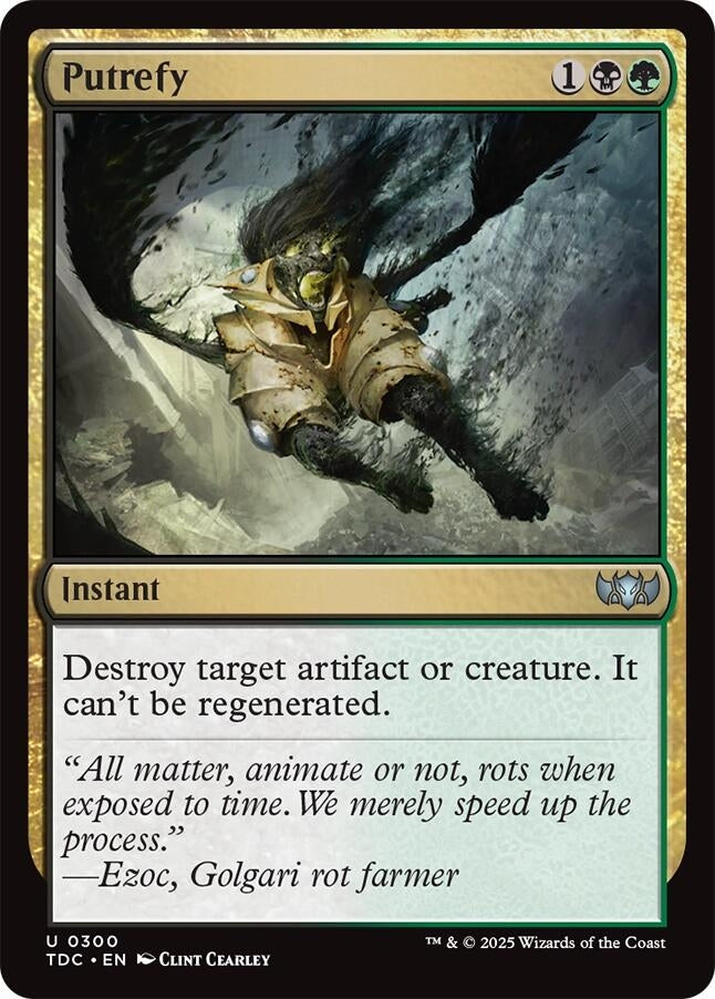 Image for Putrefy (300) (Commander: Tarkir: Dragonstorm) - Magic: The Gathering