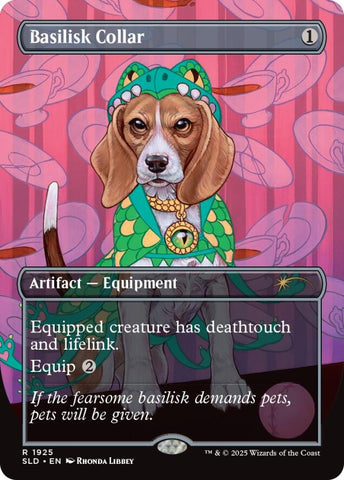 Image for Basilisk Collar (1925) (1925) (Secret Lair Drop Series) - Magic: The Gathering