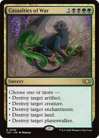 Image for Casualties of War (98) (Commander: Tarkir: Dragonstorm) - Magic: The Gathering