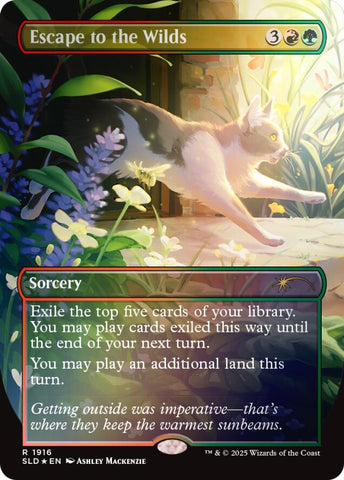 Image for Escape to the Wilds (1916) (Rainbow Foil) (1916) (Secret Lair Drop Series) - Magic: The Gathering