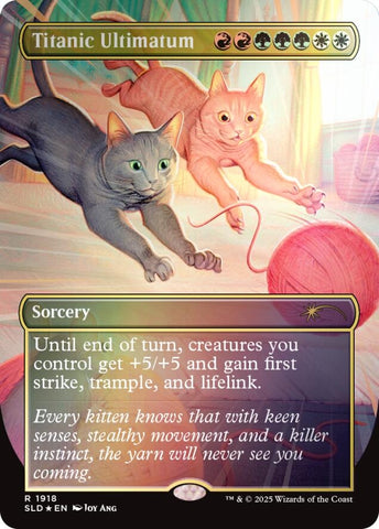 Image for Titanic Ultimatum (1918) (Rainbow Foil) (1918) (Secret Lair Drop Series) - Magic: The Gathering