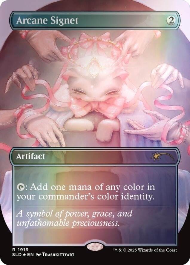 Image for Arcane Signet (1919) (Rainbow Foil) (1919) (Secret Lair Drop Series) - Magic: The Gathering