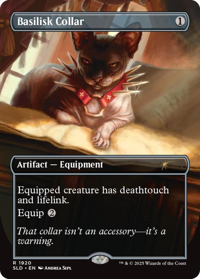 Image for Basilisk Collar (1920) (1920) (Secret Lair Drop Series) - Magic: The Gathering