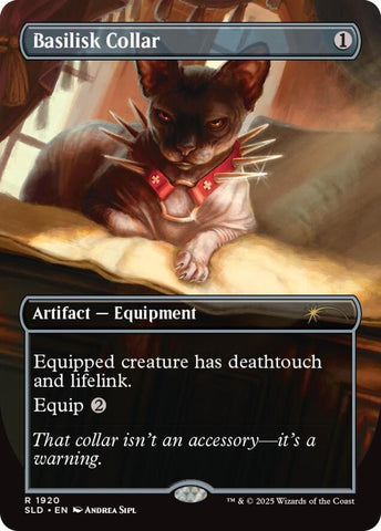Image for Basilisk Collar (1920) (1920) (Secret Lair Drop Series) - Magic: The Gathering