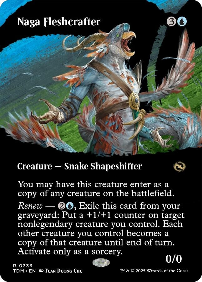 Image for Naga Fleshcrafter (Borderless) (333) (Tarkir: Dragonstorm) - Magic: The Gathering