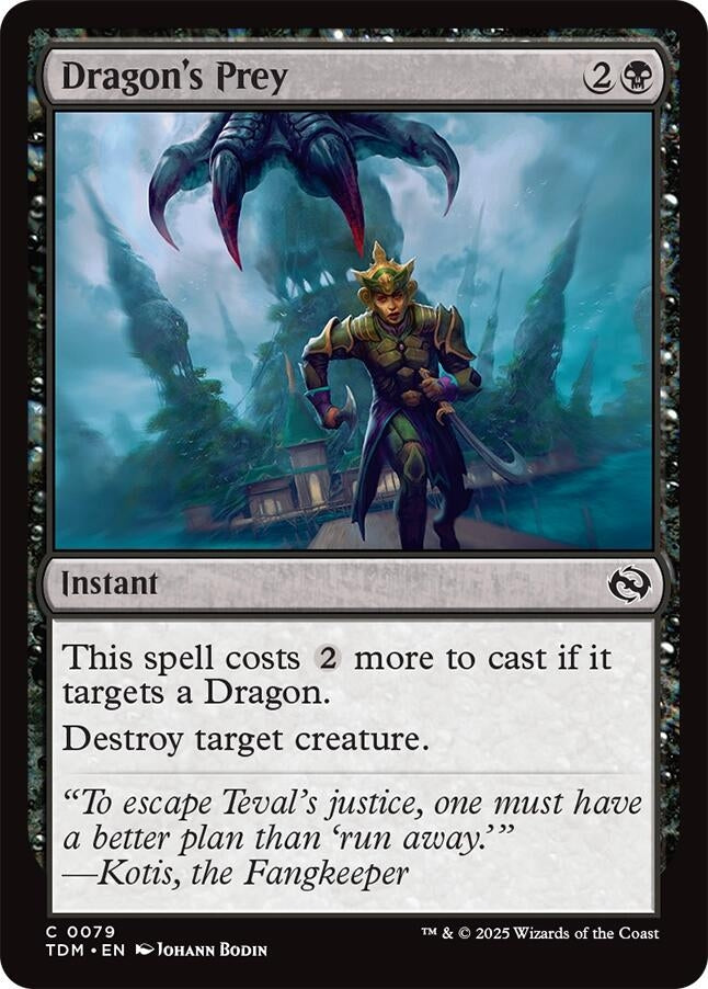 Image for Dragon's Prey (79) (Tarkir: Dragonstorm) - Magic: The Gathering
