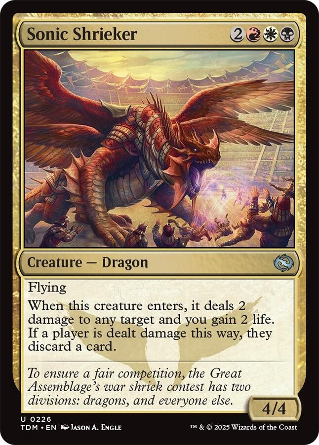 Image for Sonic Shrieker (226) (Tarkir: Dragonstorm) - Magic: The Gathering
