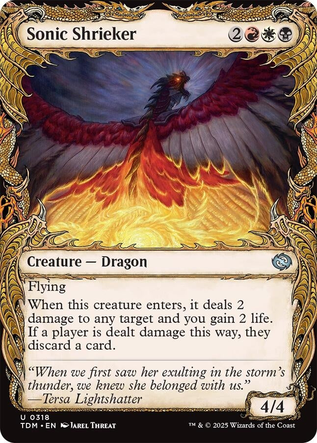 Image for Sonic Shrieker (Showcase) (318) (Tarkir: Dragonstorm) - Magic: The Gathering