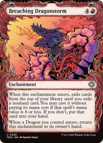 Image for Breaching Dragonstorm (Showcase) (299) (Tarkir: Dragonstorm) - Magic: The Gathering