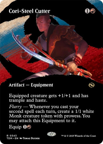 Image for Cori-Steel Cutter (Borderless) (343) (Tarkir: Dragonstorm) - Magic: The Gathering