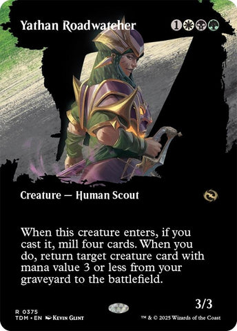 Image for Yathan Roadwatcher (Borderless) (375) (Tarkir: Dragonstorm) - Magic: The Gathering