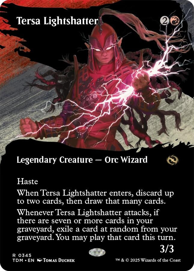 Image for Tersa Lightshatter (Borderless) (345) (Tarkir: Dragonstorm) - Magic: The Gathering