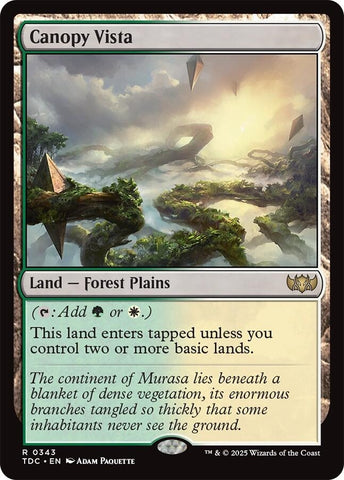 Image for Canopy Vista (343) (Commander: Tarkir: Dragonstorm) - Magic: The Gathering